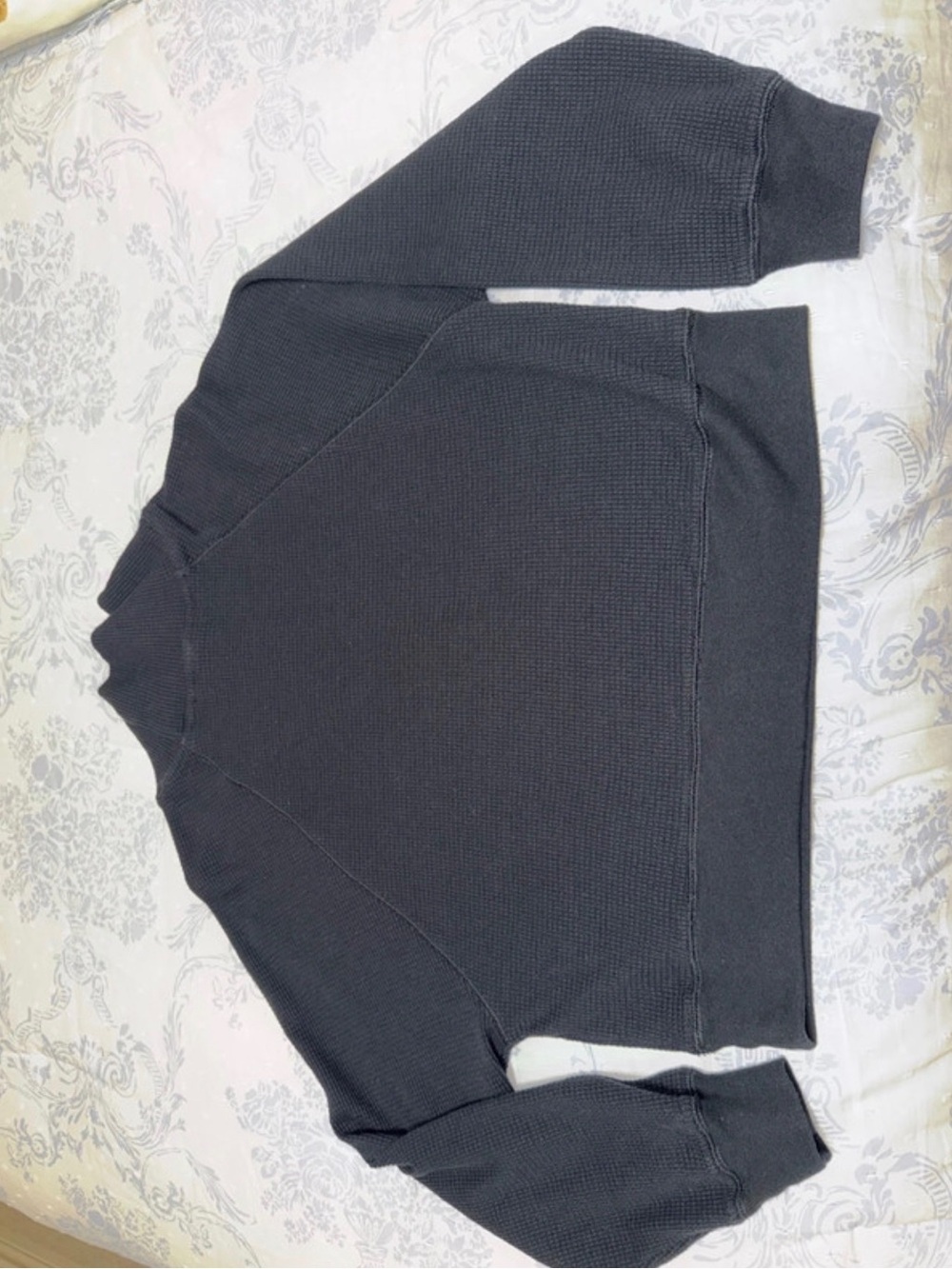 TNA Mock Neck Waffleknit Sweater - Picture 4 of 6